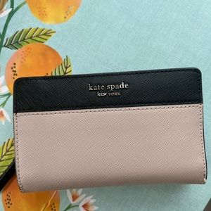 Kate Spade Staci Medium Bifold Wallet (two-toned)